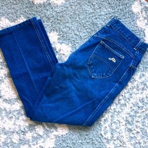 Vintage Chic High Rise Dark Wash Denim Jeans Size 10/11 Regular / 29
